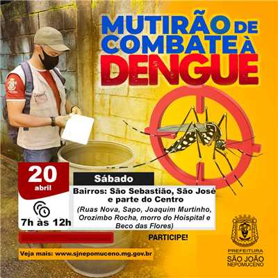 mutirão combate à dengue